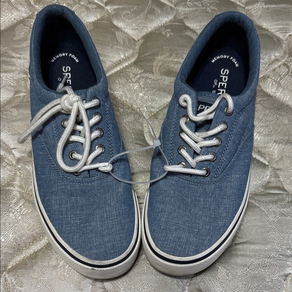 Sperry Men's Denim Blue Sneakers - Picture 2 of 5